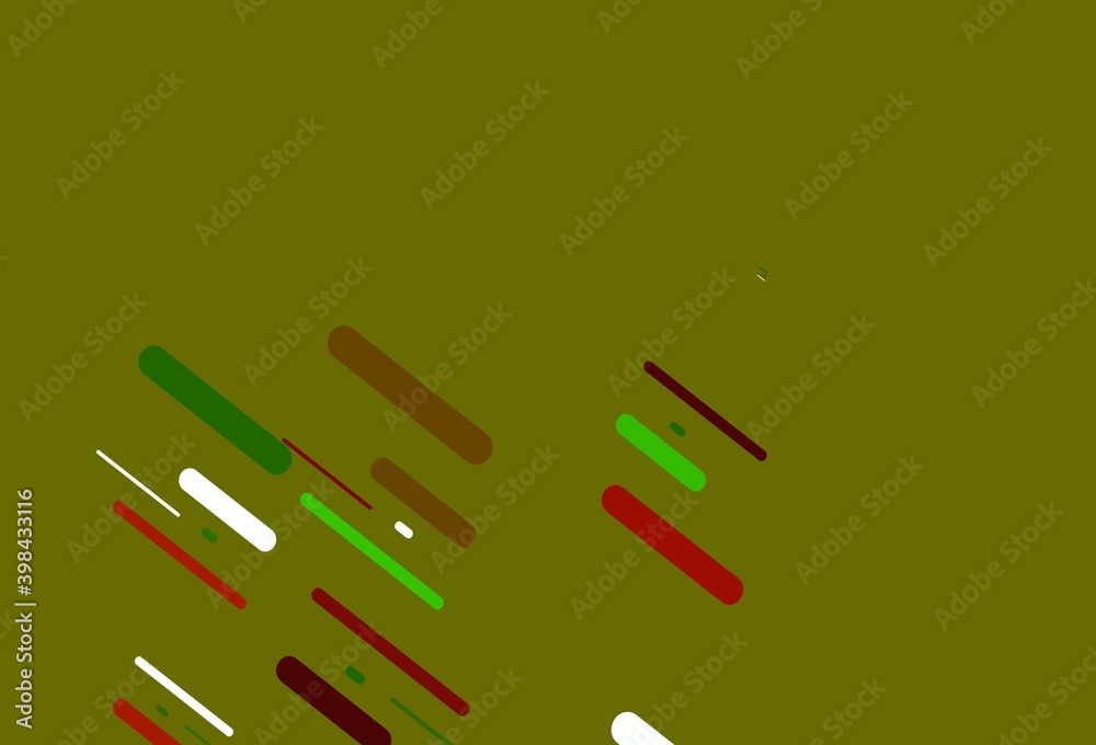 Light Green, Red vector background with straight lines. Light Green, Red vector background with straight lines.