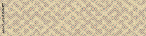 Abstract Geometric Pattern generative computational art illustration