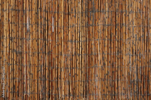 Background full of vertical wooden slats