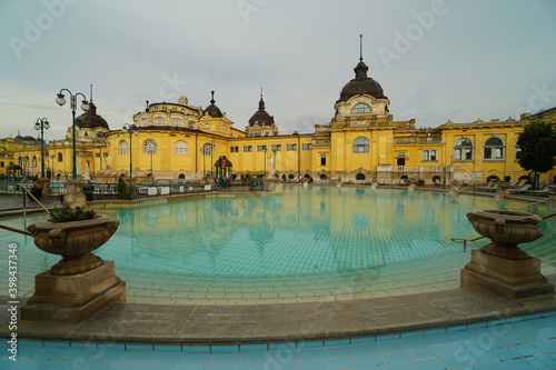 Széchenyi Baths and Pool, budapest, hungary, thermal baths