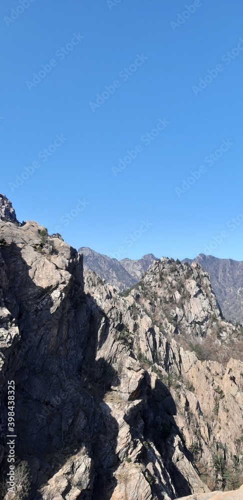 Fototapeta premium landscape with blue sky