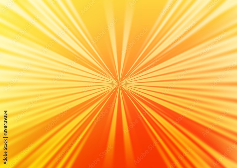 Fototapeta Jasnożółty, pomarańczowy tekstura wektor z kolorowymi liniami. Nowoczesne geometryczne streszczenie ilustracja z klepkami. Wzór na reklamy, plakaty, banery.