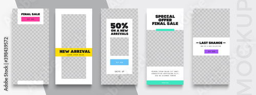 Selling editable Instagram Stories template. Streaming.	