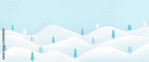 winter landscape background