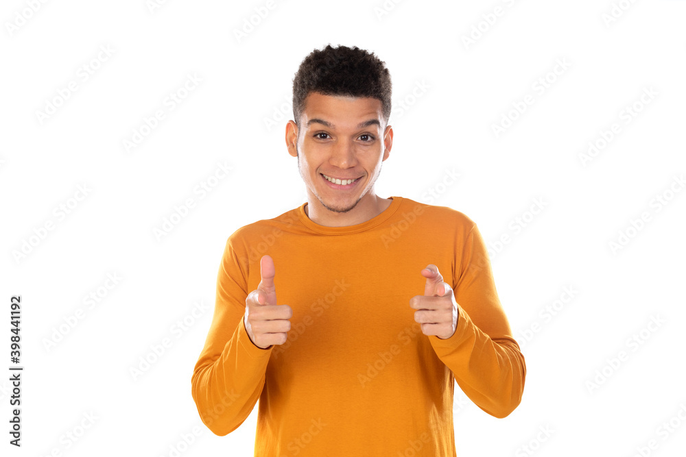 Latin guy with short afro hair Latin guy with short afro hair