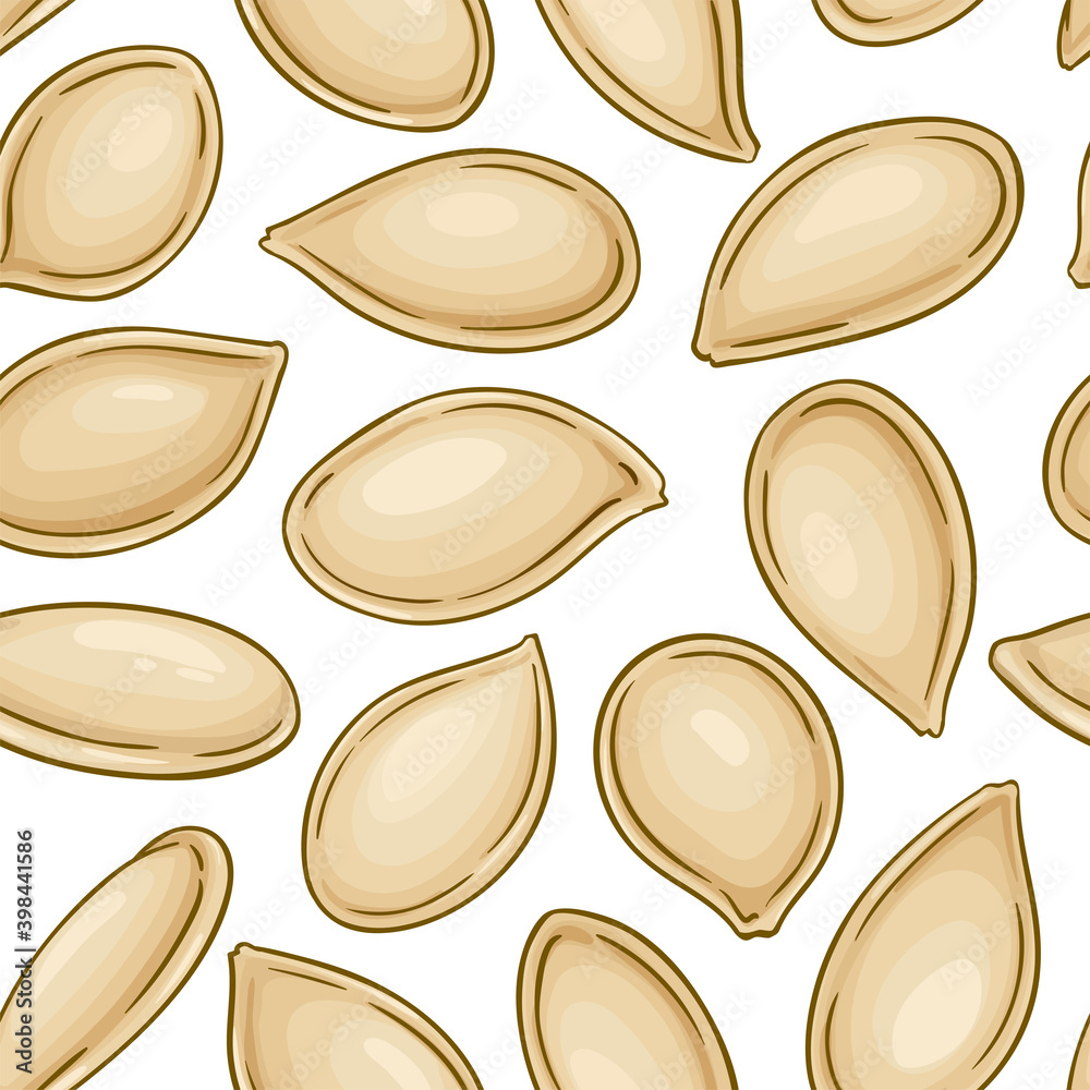 pumpkin seeds vector pattern pumpkin seeds vector pattern