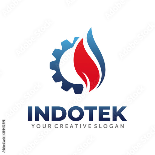 Gas and Oil Logo. Energy Logo design Vector