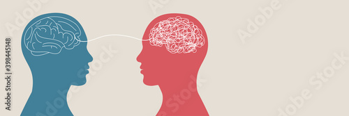 Psychological problem. Mental disease. Health of the mind. Psychologist or therapist or psychiatrist who treats patients with mental anxiety mood disorders or depression. Psychotherapy