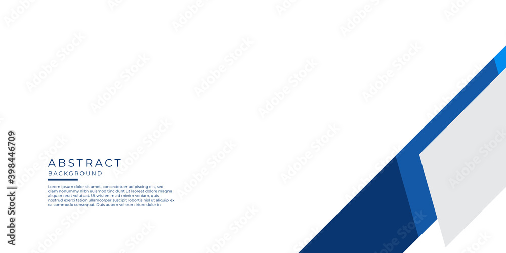 Modern abstract geometric blue and white background with triangle shapes decoration. Futuristic tech vector for presentation design, banner, corporate profile and more Modern abstract geometric blue and white background with triangle shapes decoration. Futuristic tech vector for presentation design, banner, corporate profile and more