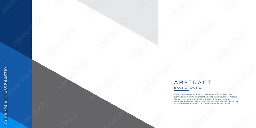 Modern abstract geometric blue and white background with triangle shapes decoration. Futuristic tech vector for presentation design, banner, corporate profile and more Modern abstract geometric blue and white background with triangle shapes decoration. Futuristic tech vector for presentation design, banner, corporate profile and more