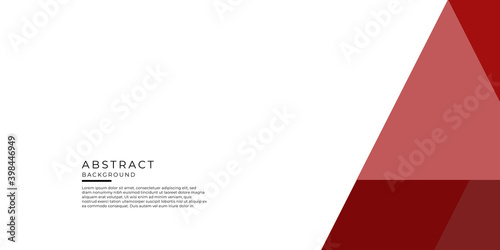 Red black abstract business presentation background on white background