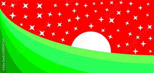 abstract chritstmas pattern, geometric landscape wallpaper