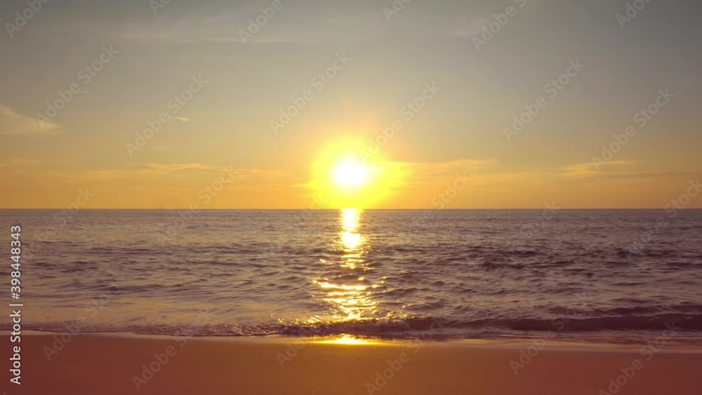 Amazing scene sunset tropical beach sea. New normal after covid-19. Phuket Thailand beautiful tropical beach with sunset sky. Beautiful Phuket beach is famous tourist destination at Andaman sea summer Amazing scene sunset tropical beach sea. New normal after covid-19. Phuket Thailand beautiful tropical beach with sunset sky. Beautiful Phuket beach is famous tourist destination at Andaman sea summer