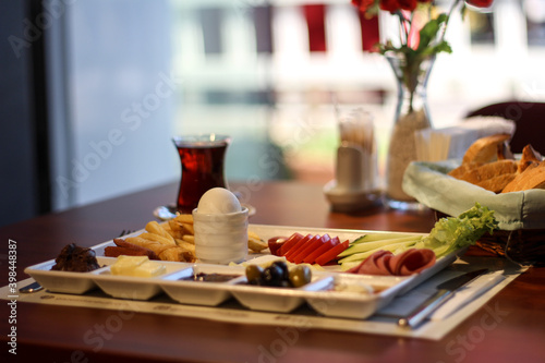 breakfast on a table