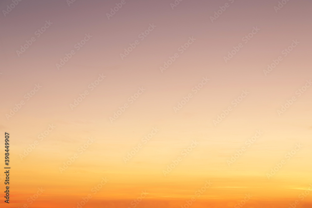 Natural colors. Sunset in the sky with orange. pink and red dramatic colors