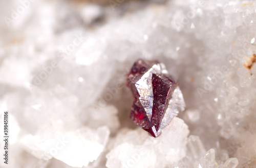 Canvastavla cinnabar mineral sample
