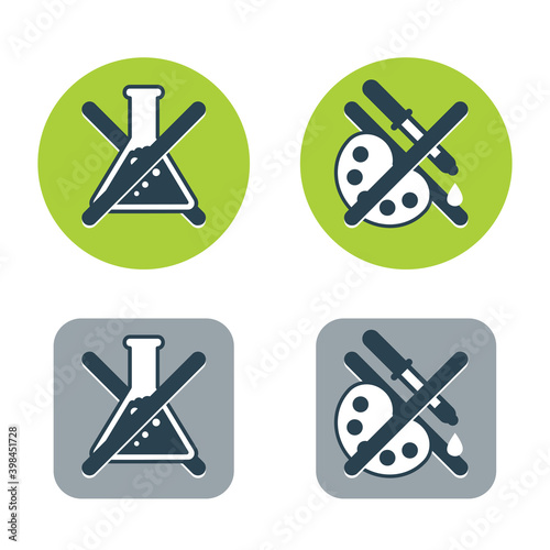 No preservatives, additives, dye free pictograms