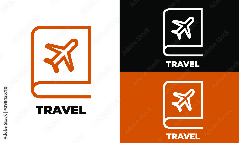 travel logo icon simple modren style 