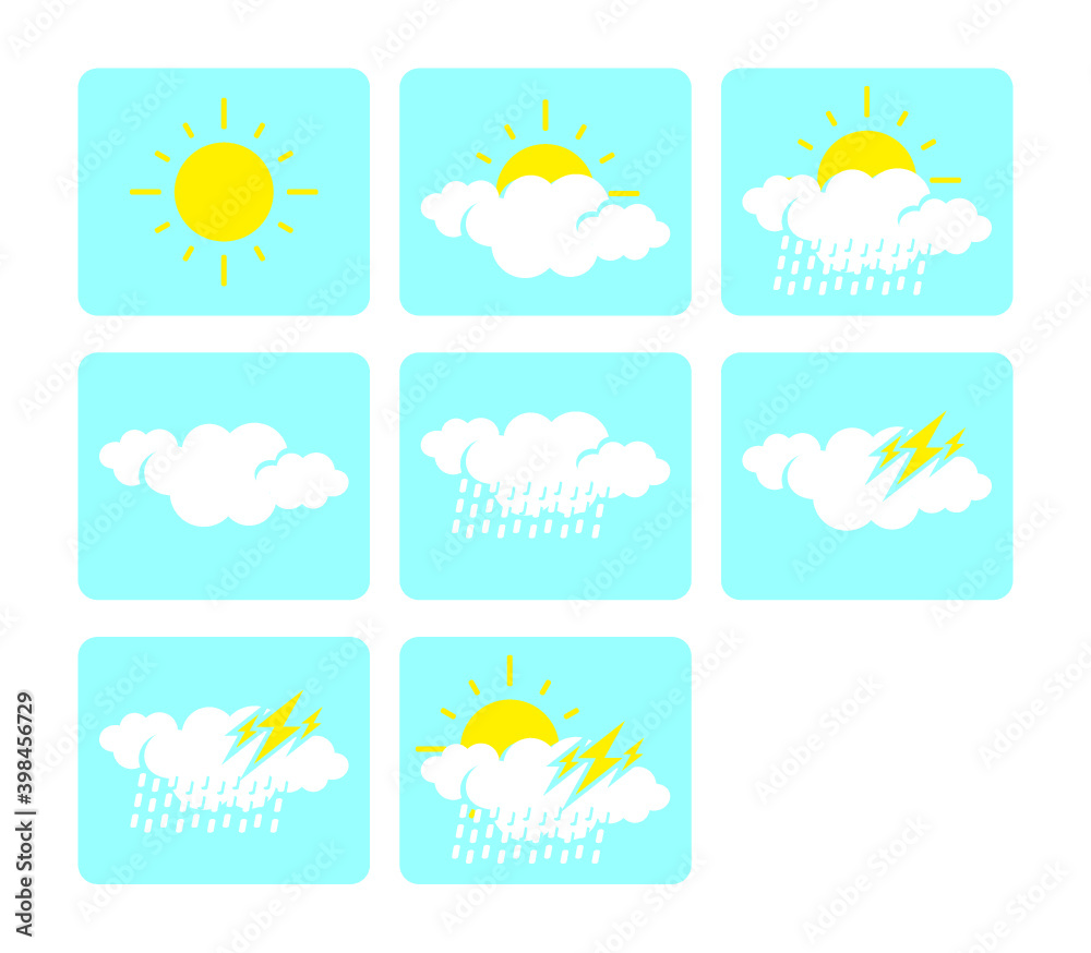 weather forecast night vector design - icon symbol season