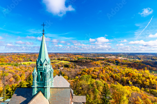 Canvas Print Holy Hill - Basilica and National Shrine of Mary Help of Christians in Wisconsin