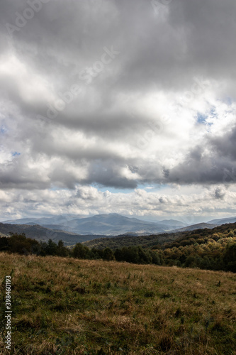 Autumn in the mountains. Bieszczady