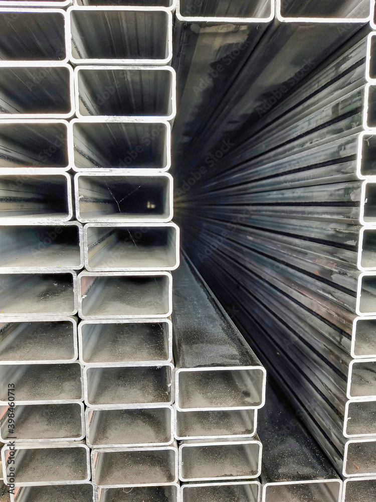 Stock of iron materials used for wrought iron works. Blacksmith market Stock of iron materials used for wrought iron works. Blacksmith market