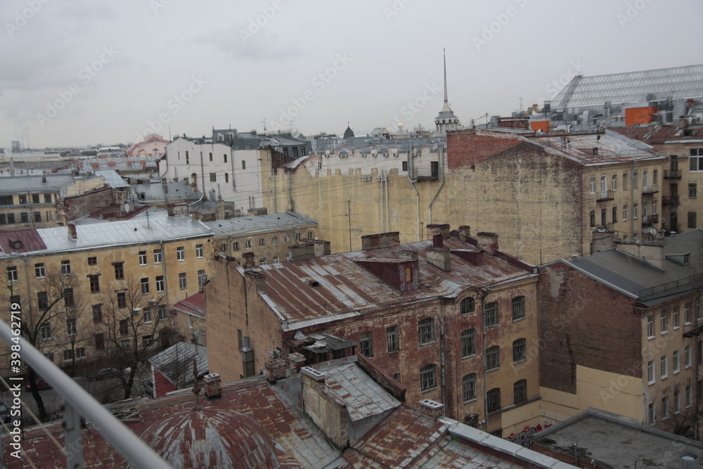 Fototapeta premium panorama, sankt-petersburg, russia