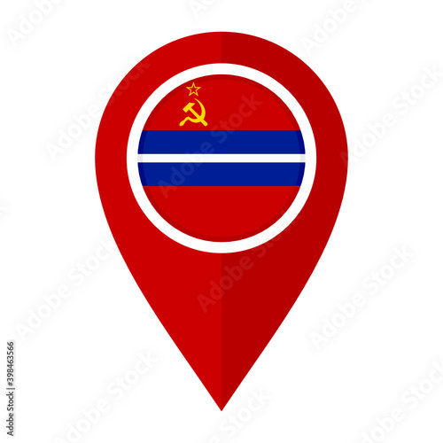 flat map marker icon with kirghiz soviet socialist republic flag isolated on white background
Free Download flat map marker icon with kirghiz soviet socialist republic flag isolated on white background
- GFXLoad