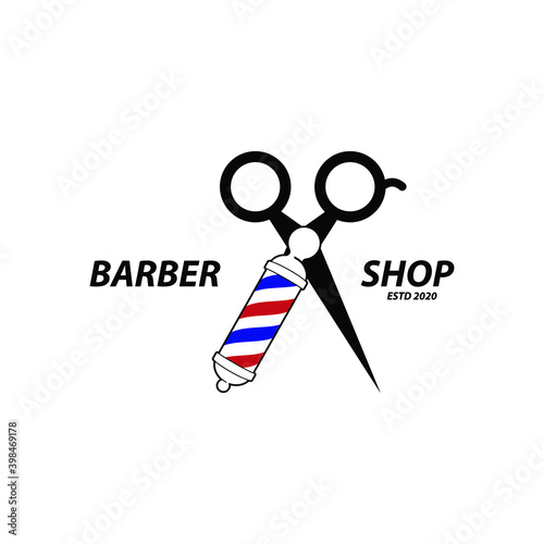 Scissors icon.modern design.vector illustration.barber.barber logo. barbershop. barbershop logo