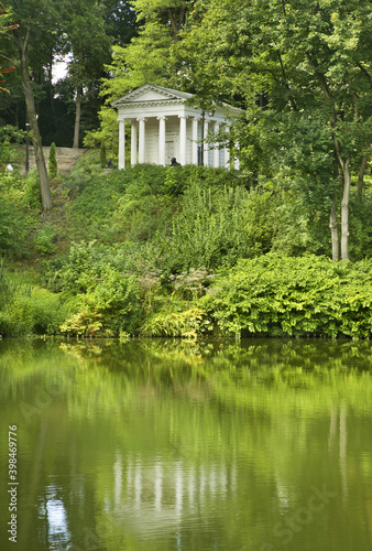 Temple of Diana at Baths park (Lazienki park) in Warsaw. Poland