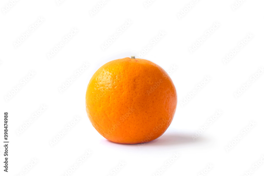 Orange is a high vitamin C rich fruit isolated on a white background. Orange is a high vitamin C rich fruit isolated on a white background.