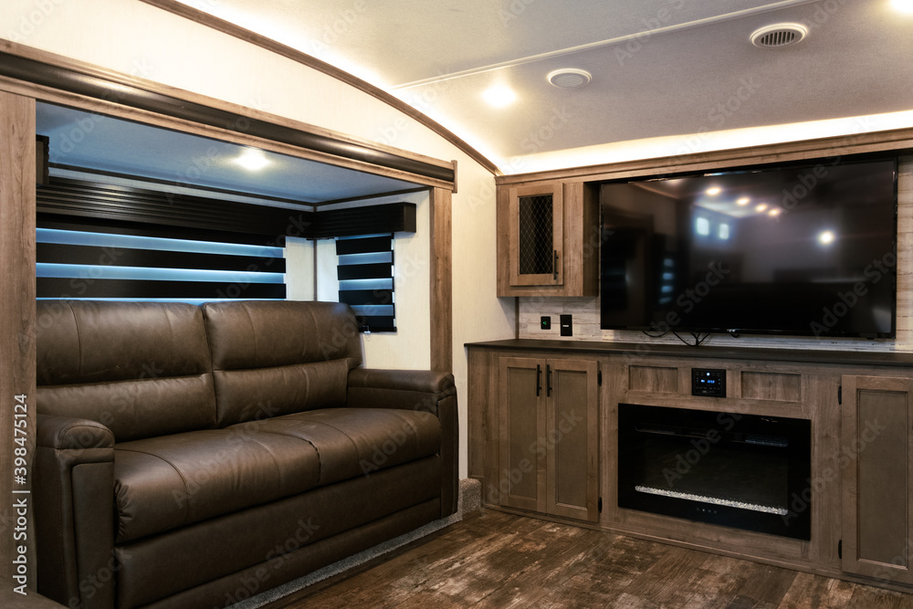 Fototapeta premium RV Interior Living Room