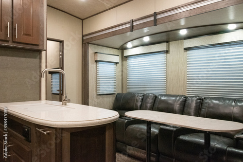 RV Kitchen and Dining Room Interior