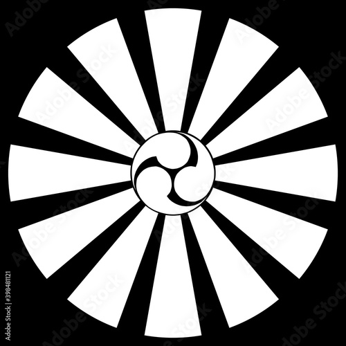 家紋　木下家日足