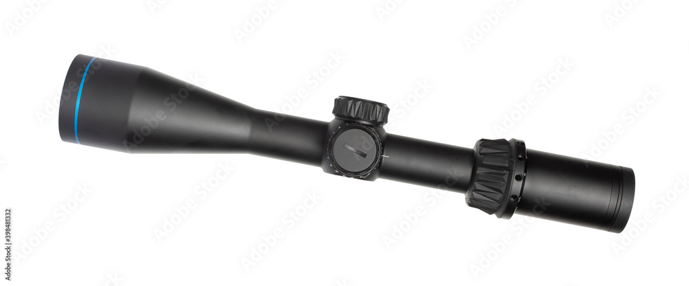 Sniper scope isolated on white Sniper scope isolated on white