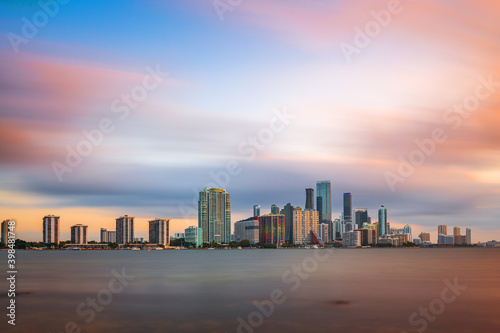 Miami  Florida  USA Downtown Skyline on the Water