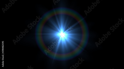 lens flare,Abstract Natural Sun flare on the black background, flare light transition, effects sunlight