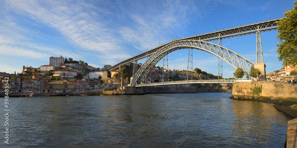 The Douro river and Dom Luis I Bridge , Porto, Portugal, Unesco World Heritage Site