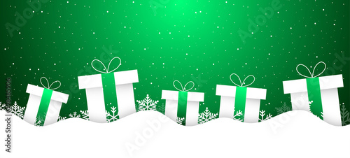 sfondo, regali, neve, fiocchi di neve, regalo di natale