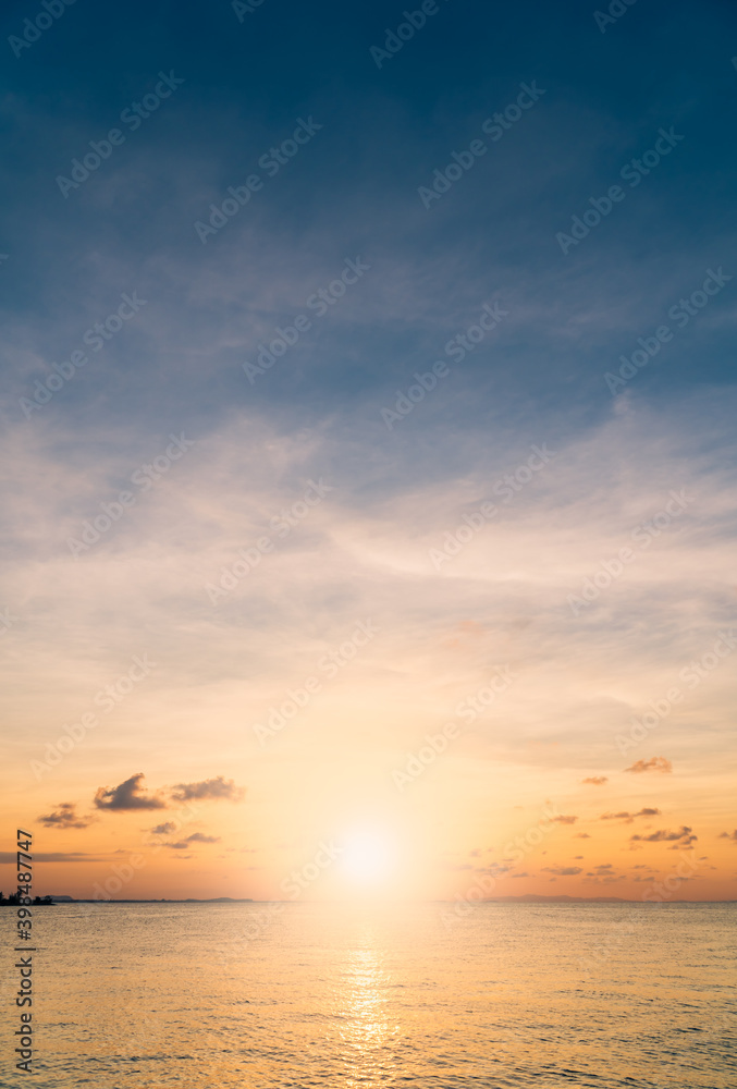 sunset sky over the sea vertical sunset sky over the sea vertical