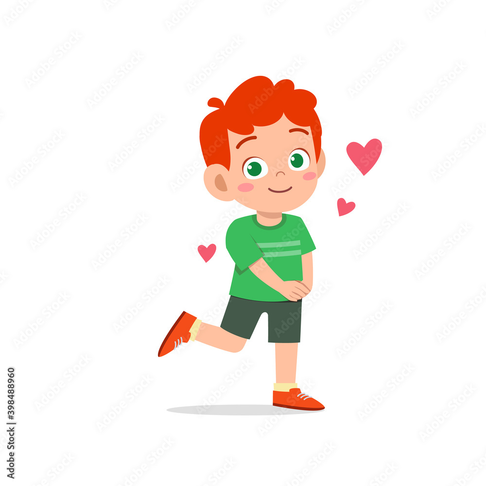 cute little kid boy feeling loved expression gesture cute little kid boy feeling loved expression gesture