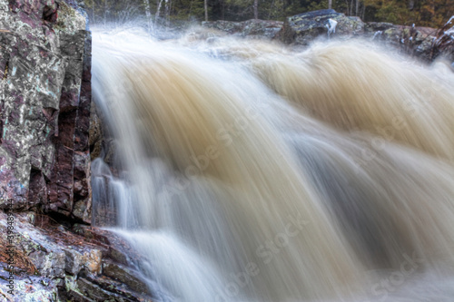 Fototapeta Naklejka Na Ścianę i Meble -  Scene of the Duchesnay Falls West in Ontario, Canada