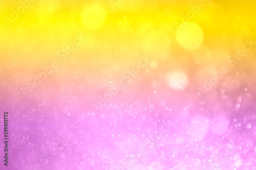 bokeh, abstract blurred of gradient gold and pink color for background