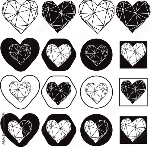 Print Geometric collection vector illustration