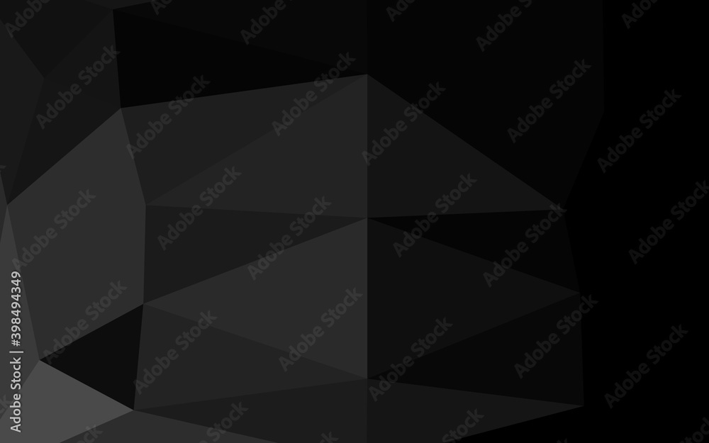 Dark Silver, Gray vector low poly cover. Shining illustration, which consist of triangles. Elegant pattern for a brand book. Dark Silver, Gray vector low poly cover. Shining illustration, which consist of triangles. Elegant pattern for a brand book.