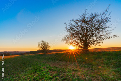 Sunset Mountain in March photo