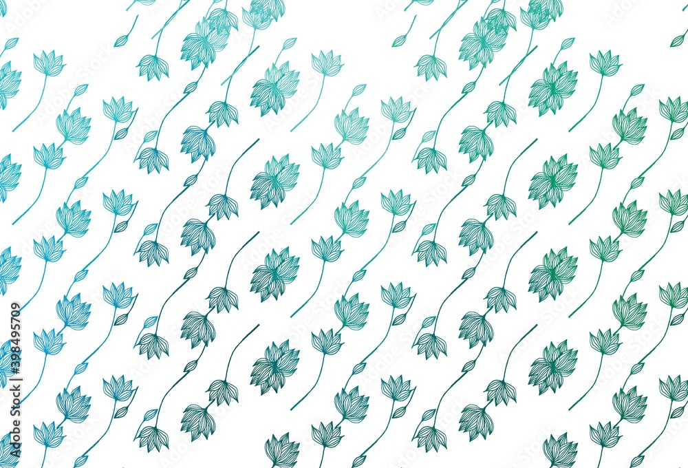 Light Blue, Green vector hand painted template. Light Blue, Green vector hand painted template.