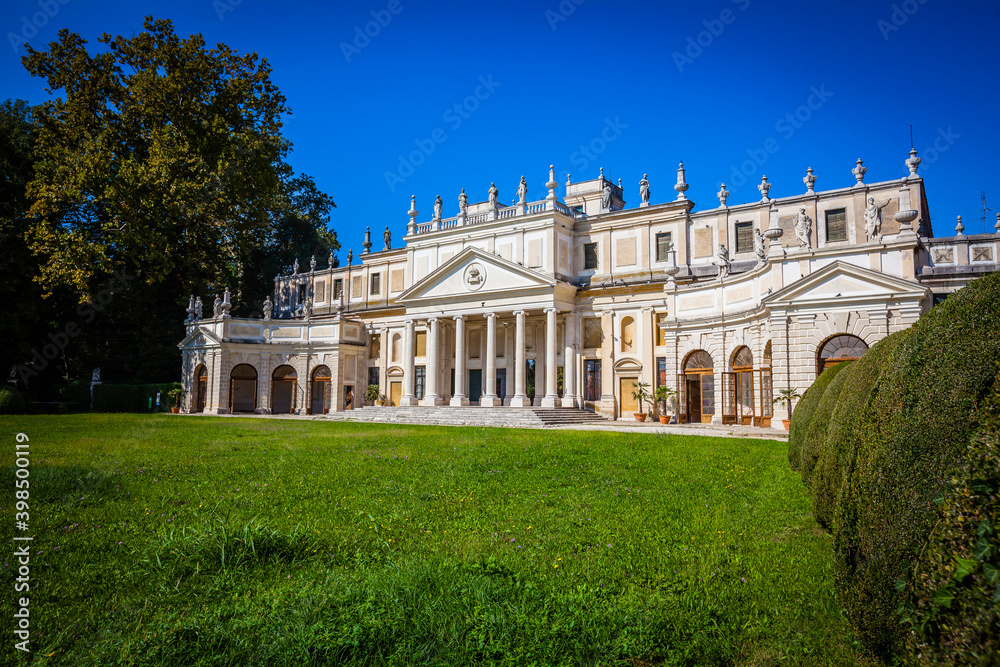 The park of the famous Villa Pisani in Venetian, Italy