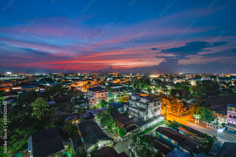 Fototapeta premium view of the city