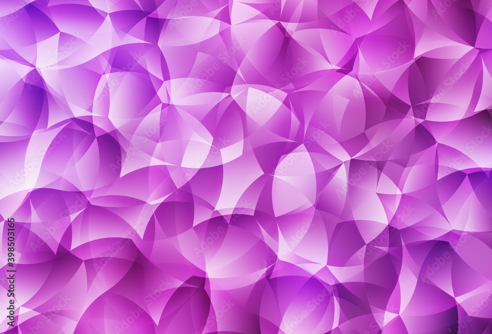 Light Pink vector gradient triangles template. Light Pink vector gradient triangles template.